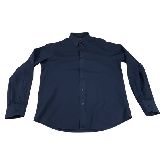 UNTUCKit Men's Navy Blue Shirt, L - Picture 3 of 8